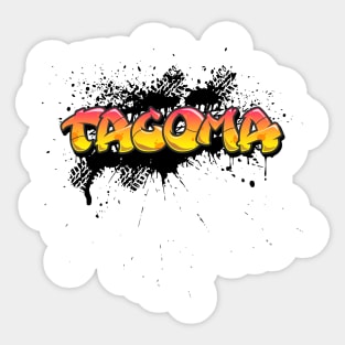 Tacoma Graffiti Sticker